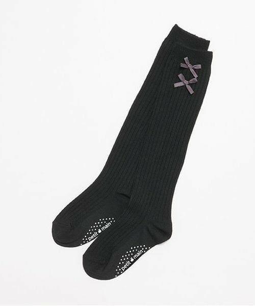 petit main / プティマイン ソックス | リボンオーバーニーソックス | 詳細10