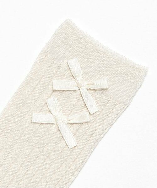 petit main / プティマイン ソックス | リボンオーバーニーソックス | 詳細4