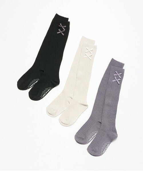 petit main / プティマイン ソックス | リボンオーバーニーソックス | 詳細8