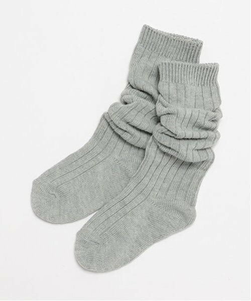 petit main / プティマイン ソックス | 2wayルーズソックス（グレー）