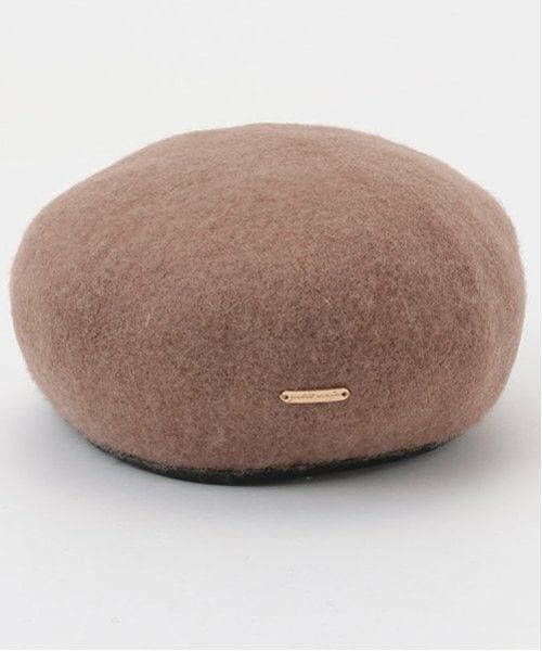 petit main / プティマイン ハンチング・キャスケット・ベレー帽 | ベレー帽（モカ茶）
