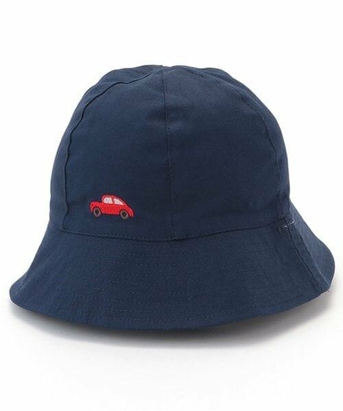 petit main / プティマイン ハット | リバーシブルハット（紺）