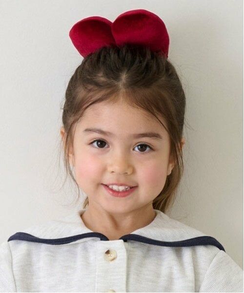 petit main / プティマイン ヘアゴム・シュシュ | BIGハートシュシュ | 詳細2