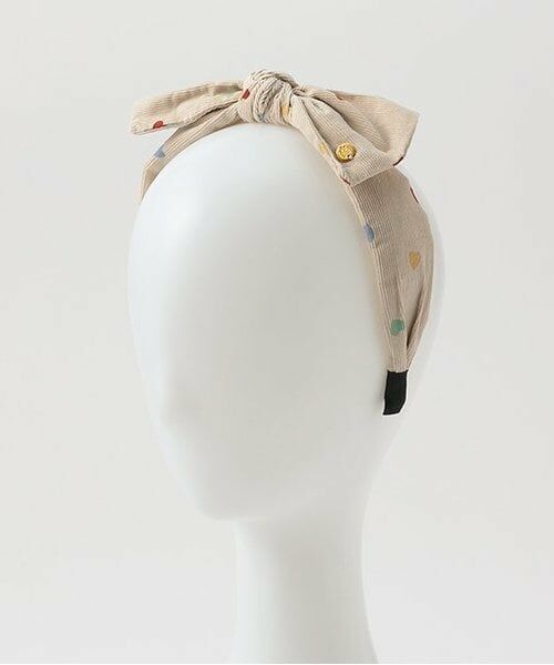 petit main / プティマイン カチューシャ・カチューム・その他 | ハート柄リボンカチューシャ | 詳細10