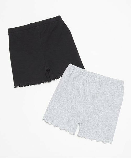 petit main / プティマイン ショーツ | 1分丈インナーパンツ2P | 詳細1
