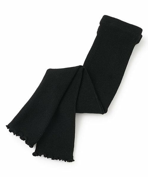 petit main / プティマイン レギンス・スパッツ | メローリブレギンス(黒)