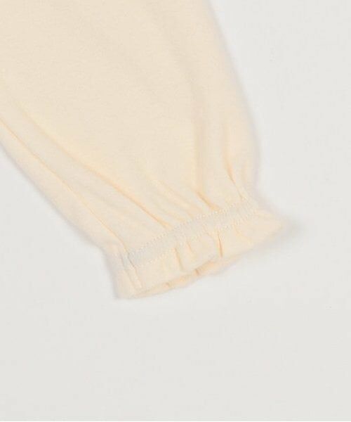 petit main / プティマイン ロンパース | 【弱酸性】花柄アップリケカバーオール | 詳細3