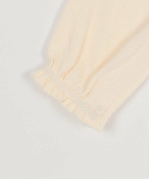 petit main / プティマイン ロンパース | 【弱酸性】花柄アップリケカバーオール | 詳細9