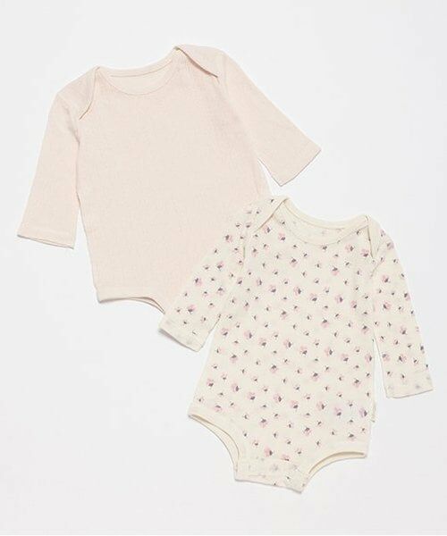 petit main / プティマイン 肌着 | 【オーガニック】ボディースーツ（ベージュ）