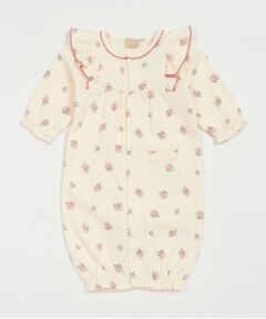 petit main / プティマイン ロンパース | 【オーガニック】肩フリル2WAYオール