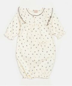 petit main / プティマイン ロンパース | 【オーガニック】肩フリル2WAYオール