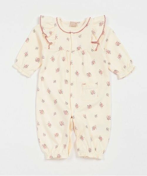 petit main / プティマイン ロンパース | 【オーガニック】肩フリル2WAYオール | 詳細2