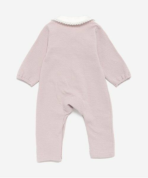 petit main / プティマイン ロンパース | 【弱酸性】胸刺しゅうカバーオール | 詳細1