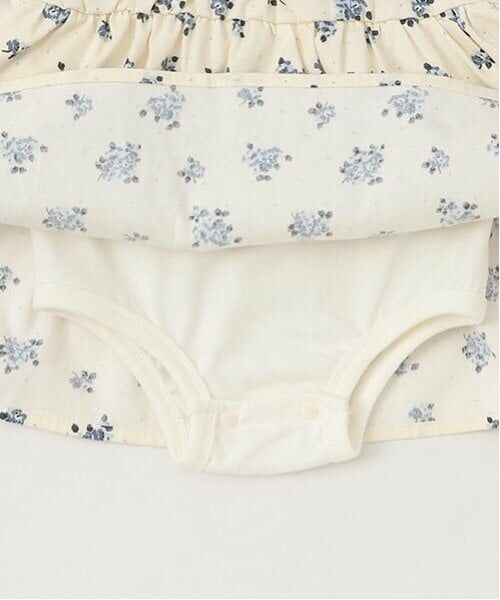 petit main / プティマイン ロンパース | 【リンク】花柄ワンピースビスチェセット(ベビー) | 詳細11