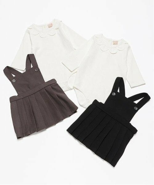 petit main / プティマイン ベビー・キッズウエア | プリーツジャンスカセット | 詳細11