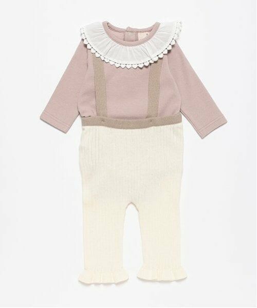 petit main / プティマイン ベビー・キッズウエア | サスつきパンツセット | 詳細3