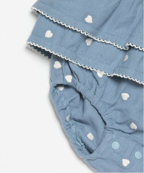 petit main / プティマイン ロンパース | ハート刺繍ロンパース | 詳細17