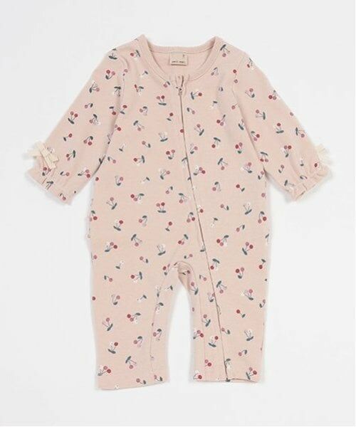 petit main / プティマイン ロンパース | アソートカバーオール（ライト ピンク）