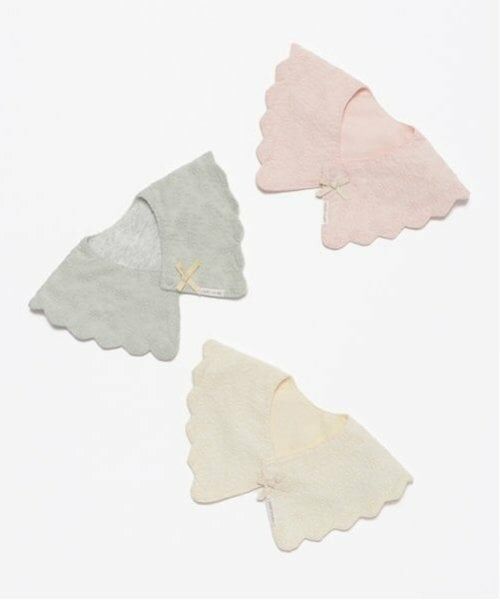 petit main / プティマイン スタイ・ビブ | 【防水】スカラップリボンスタイ | 詳細7