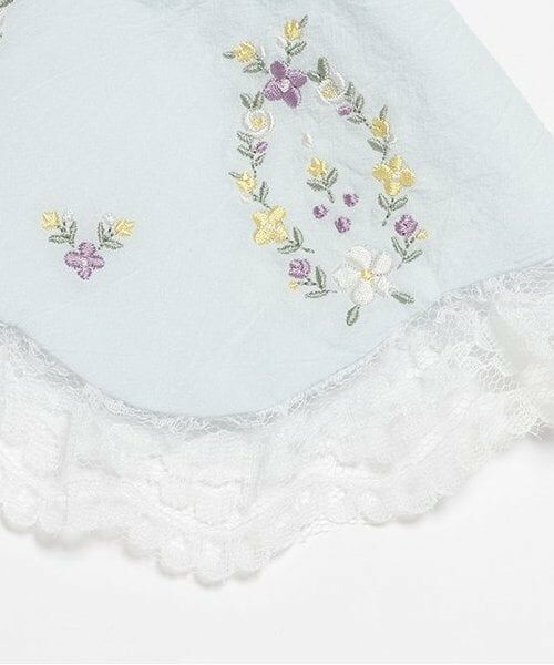 petit main / プティマイン スタイ・ビブ | 【防水】レースつき刺しゅうスタイ | 詳細4