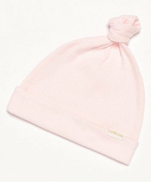 petit main / プティマイン ベビー・キッズグッズ | 【オーガニック】BABYキャップ（ライト ピンク）