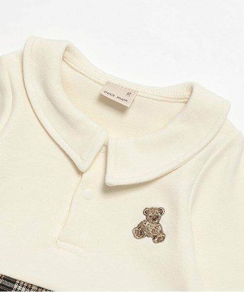 petit main / プティマイン ロンパース | 襟付スカート付きロンパース | 詳細2