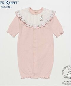 petit main / プティマイン ロンパース | 【ピーターラビット】刺しゅうレース2WAYオール