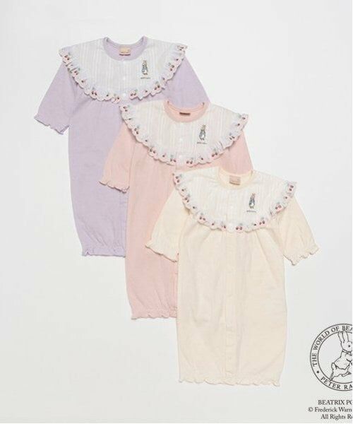 petit main / プティマイン ロンパース | 【ピーターラビット】刺しゅうレース2WAYオール | 詳細10