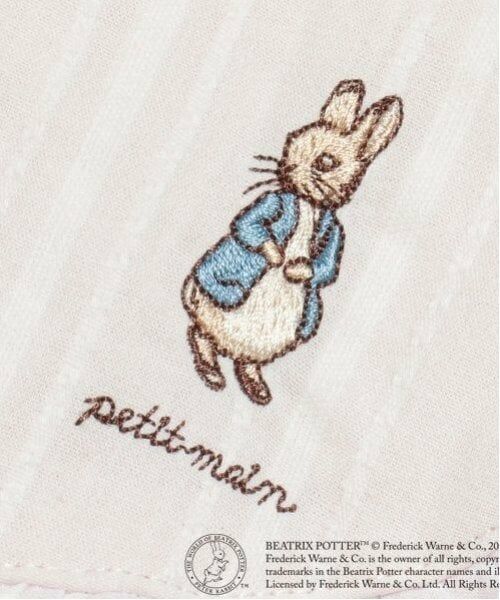 petit main / プティマイン ロンパース | 【ピーターラビット】刺しゅうレース2WAYオール | 詳細4