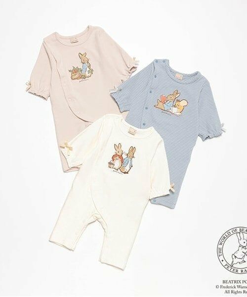 petit main / プティマイン ロンパース | 【ピーターラビット】刺しゅうカバーオール | 詳細10