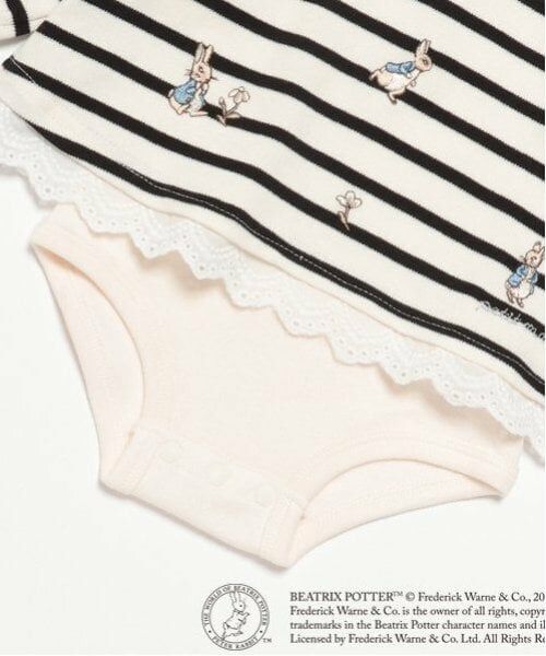 petit main / プティマイン ロンパース | 【ピーターラビット】刺しゅうチュニックロンパース | 詳細5