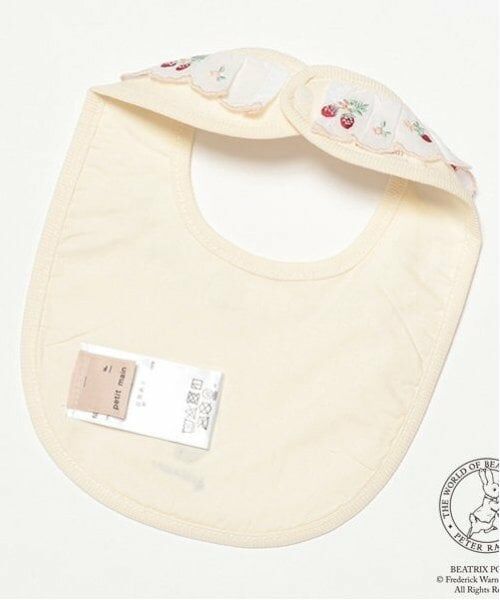 petit main / プティマイン スタイ・ビブ | 【ピーターラビット】刺しゅうレーススタイ | 詳細1