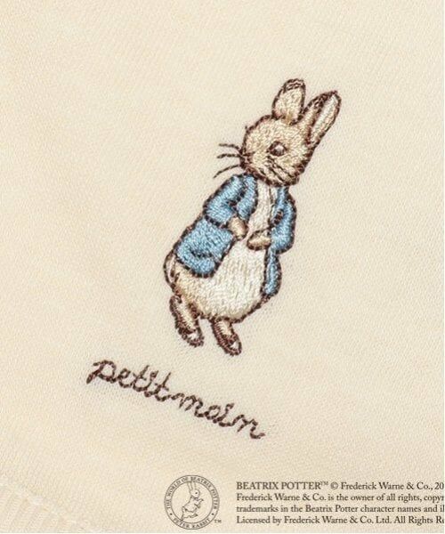 petit main / プティマイン スタイ・ビブ | 【ピーターラビット】刺しゅうレーススタイ | 詳細4