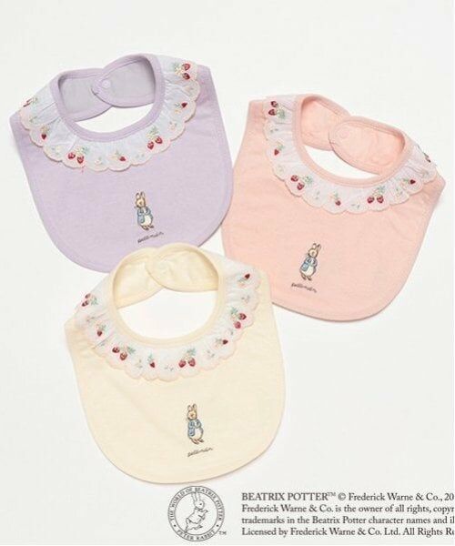 petit main / プティマイン スタイ・ビブ | 【ピーターラビット】刺しゅうレーススタイ | 詳細7