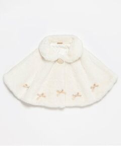 petit main / プティマイン ベビー・キッズウエア | 2WAY襟リボンケープ