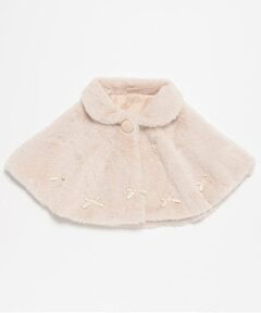 petit main / プティマイン ベビー・キッズウエア | 2WAY襟リボンケープ