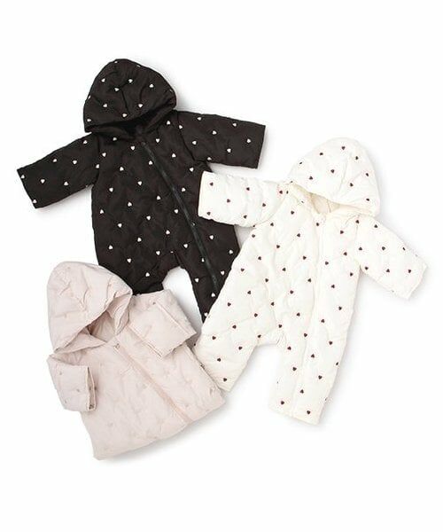 petit main / プティマイン ベビー・キッズウエア | 【GIRLS】モチーフキルトジャンプスーツ | 詳細11