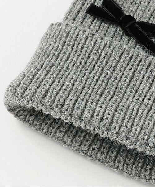 petit main / プティマイン ベビー・キッズグッズ | リボンニット帽 | 詳細8