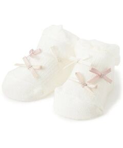 petit main / プティマイン ベビー・キッズウエア | フリルリボンカップソックス