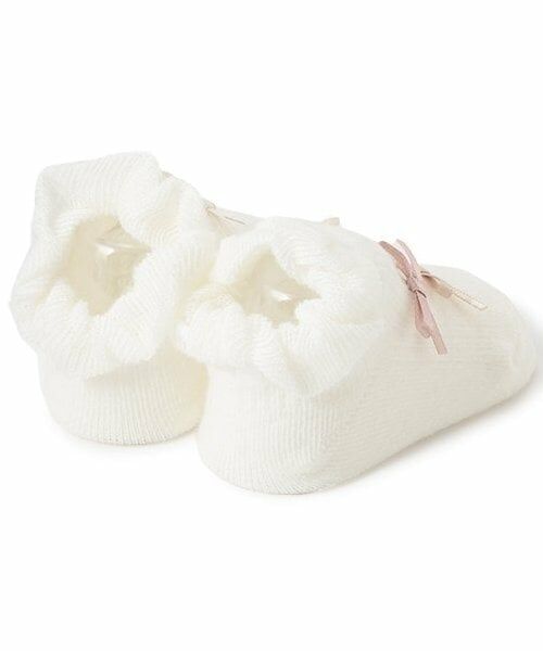 petit main / プティマイン ベビー・キッズウエア | フリルリボンカップソックス | 詳細1