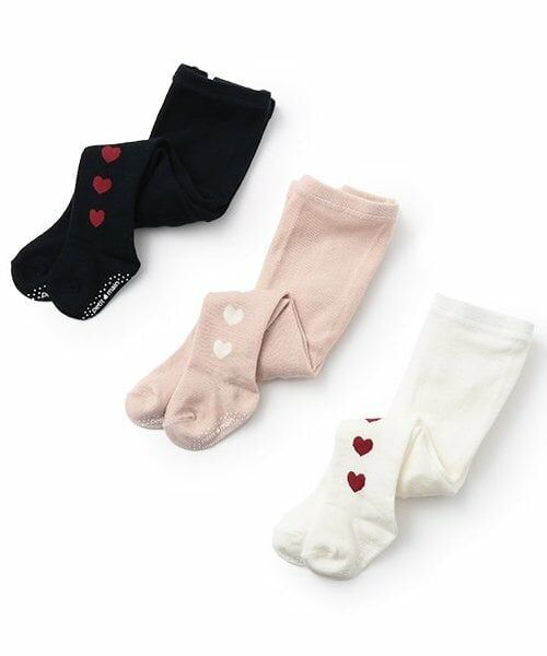 petit main / プティマイン ベビー・キッズウエア | ハートタイツ | 詳細11