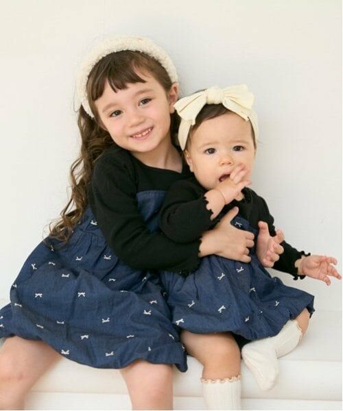 petit main / プティマイン ロンパース | 【リンク】リボン刺繍ワンピロンパース | 詳細3