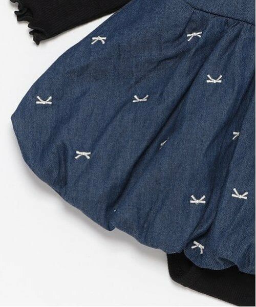 petit main / プティマイン ロンパース | 【リンク】リボン刺繍ワンピロンパース | 詳細9