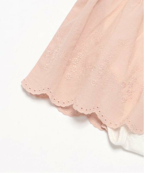 petit main / プティマイン ロンパース | 【リンク】ニット衿つきワンピロンパース | 詳細8