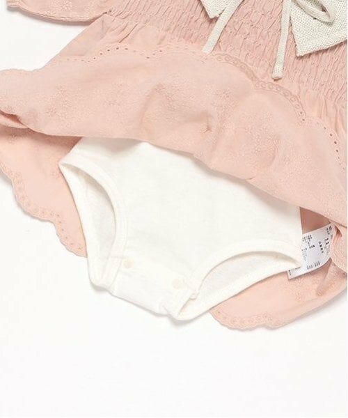 petit main / プティマイン ロンパース | 【リンク】ニット衿つきワンピロンパース | 詳細9