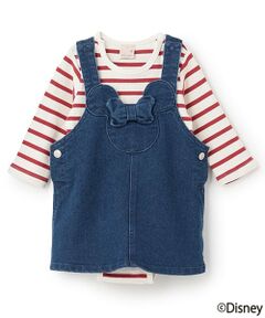 petit main / プティマイン ベビー・キッズウエア | 【Disney】耳つきジャンスカセット