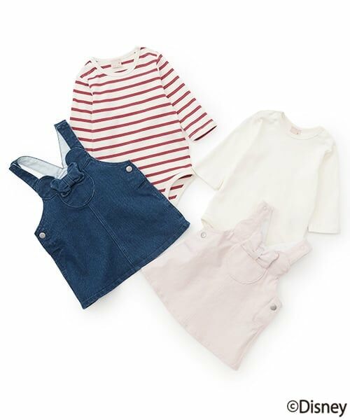 petit main / プティマイン ベビー・キッズウエア | 【Disney】耳つきジャンスカセット | 詳細10