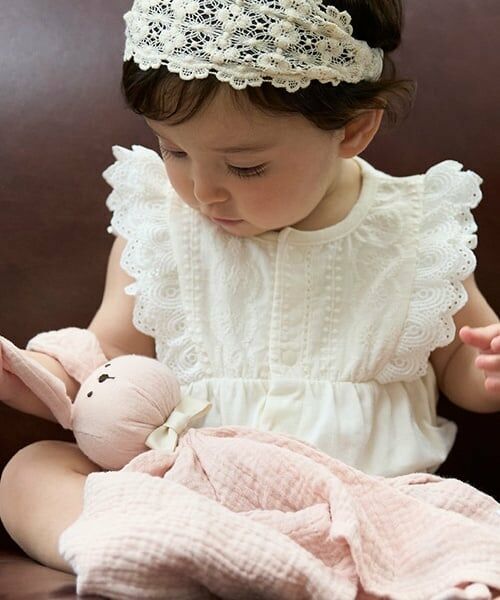 petit main / プティマイン ベビー・キッズグッズ | アニマルブランキー（ライト ピンク）