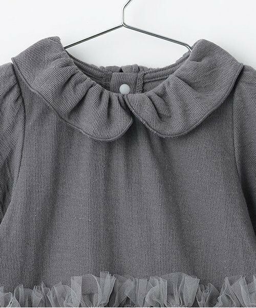 petit main / プティマイン ベビー・キッズウエア | 裾フリルワンピースセット | 詳細4