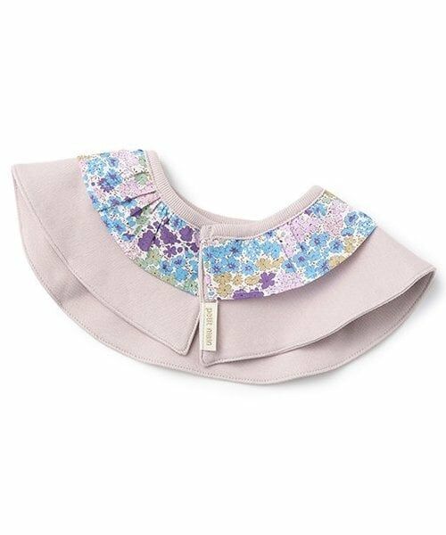 petit main / プティマイン スタイ・ビブ | 花柄フリルスタイ | 詳細1